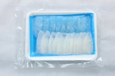 冷冻粗加工水产品-厂家直销 寿司用/刺身用 花枝生鱼片 6g/10g-冷冻粗加工.